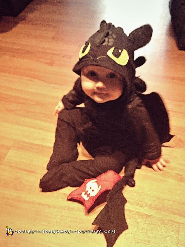 Best ideas about DIY Toothless Costume
. Save or Pin DIY How to Train Your Dragon Toothless Baby Costume for $12 Now.