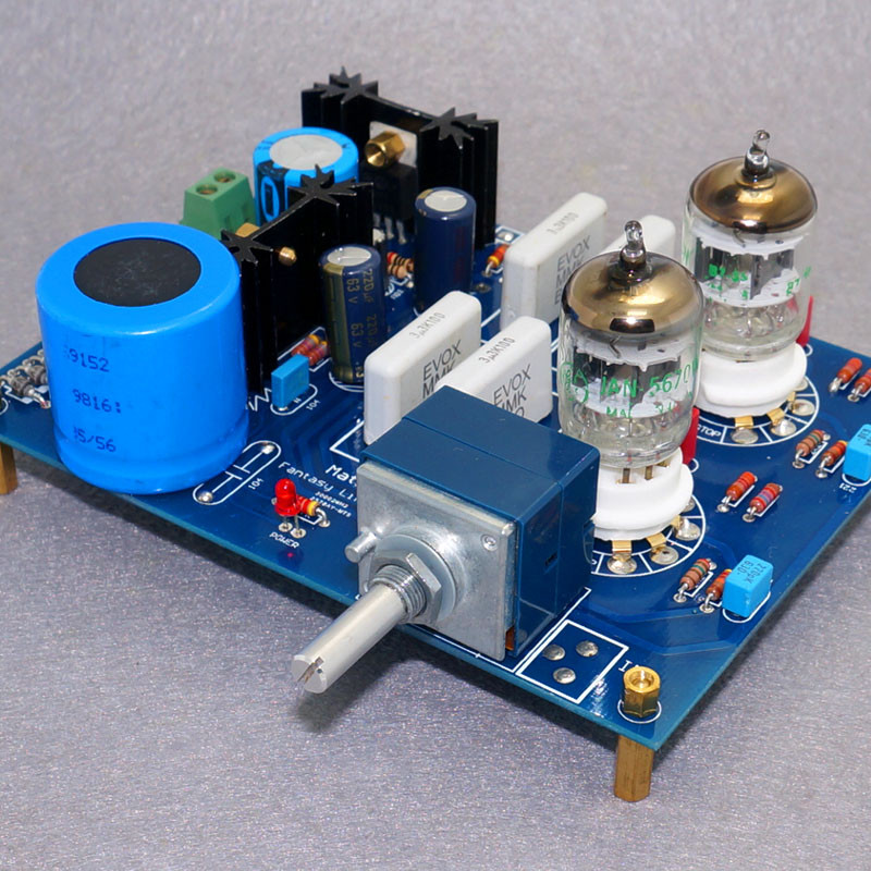 DIY Tube Preamp Kit
 Matsus circuit GE5670 6N3 Tube preamplifier board DIY