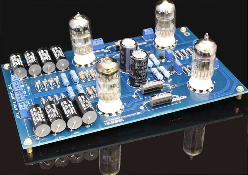 DIY Tube Preamp Kit
 12AU7 Balance Valve Tube Preamplifier Amplifier DIY Kit
