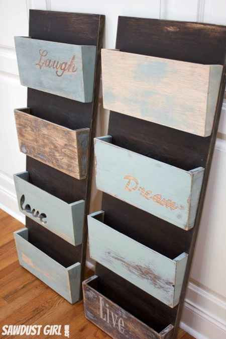 Best ideas about DIY Wall File Organizer
. Save or Pin 18 Genius DIY Hanging Storage Solutions And Ideas Now.