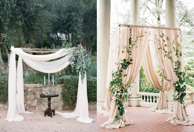 DIY Wedding Ceremony Backdrops
 5 Beautiful and Easy DIY Wedding Backdrops