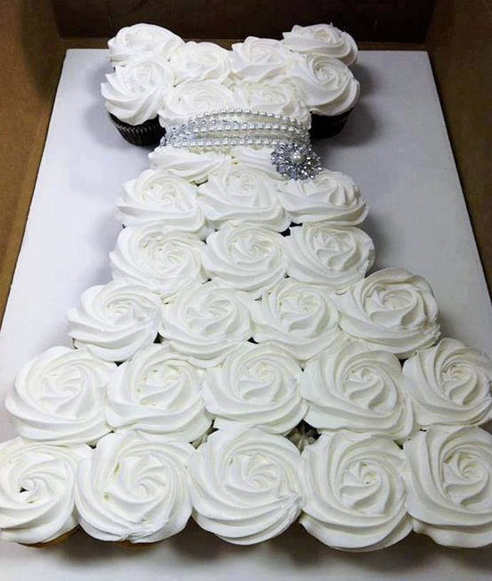 DIY Wedding Cupcake
 Wonderful DIY Amazing Wedding Dress Cupcake