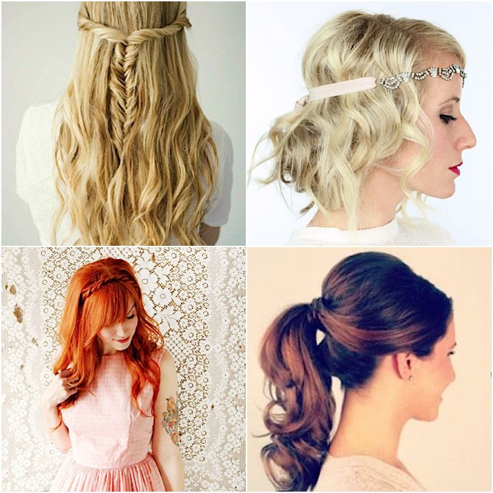 Diy Wedding Hairstyles
 12 Super Easy DIY Wedding Hairstyles crazyforus