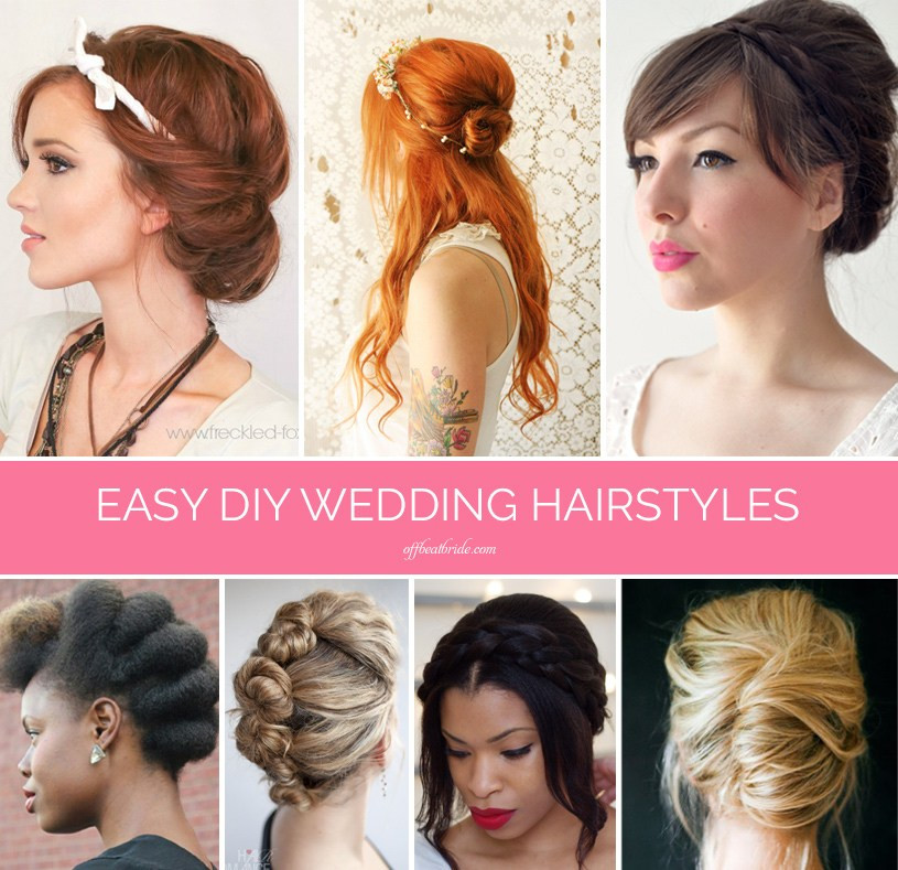 Diy Wedding Hairstyles
 Braids twists and buns 20 easy DIY wedding hairstyles