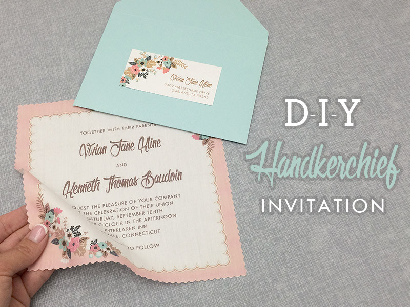 Best ideas about DIY Wedding Invite Ideas
. Save or Pin DIY Vintage Hanky Wedding Invitation with Free Template Now.