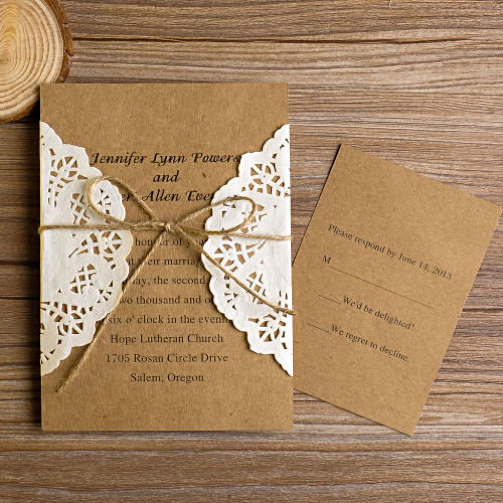 Best ideas about DIY Wedding Invite Ideas
. Save or Pin Do It Yourself Wedding Invitations Templates Now.