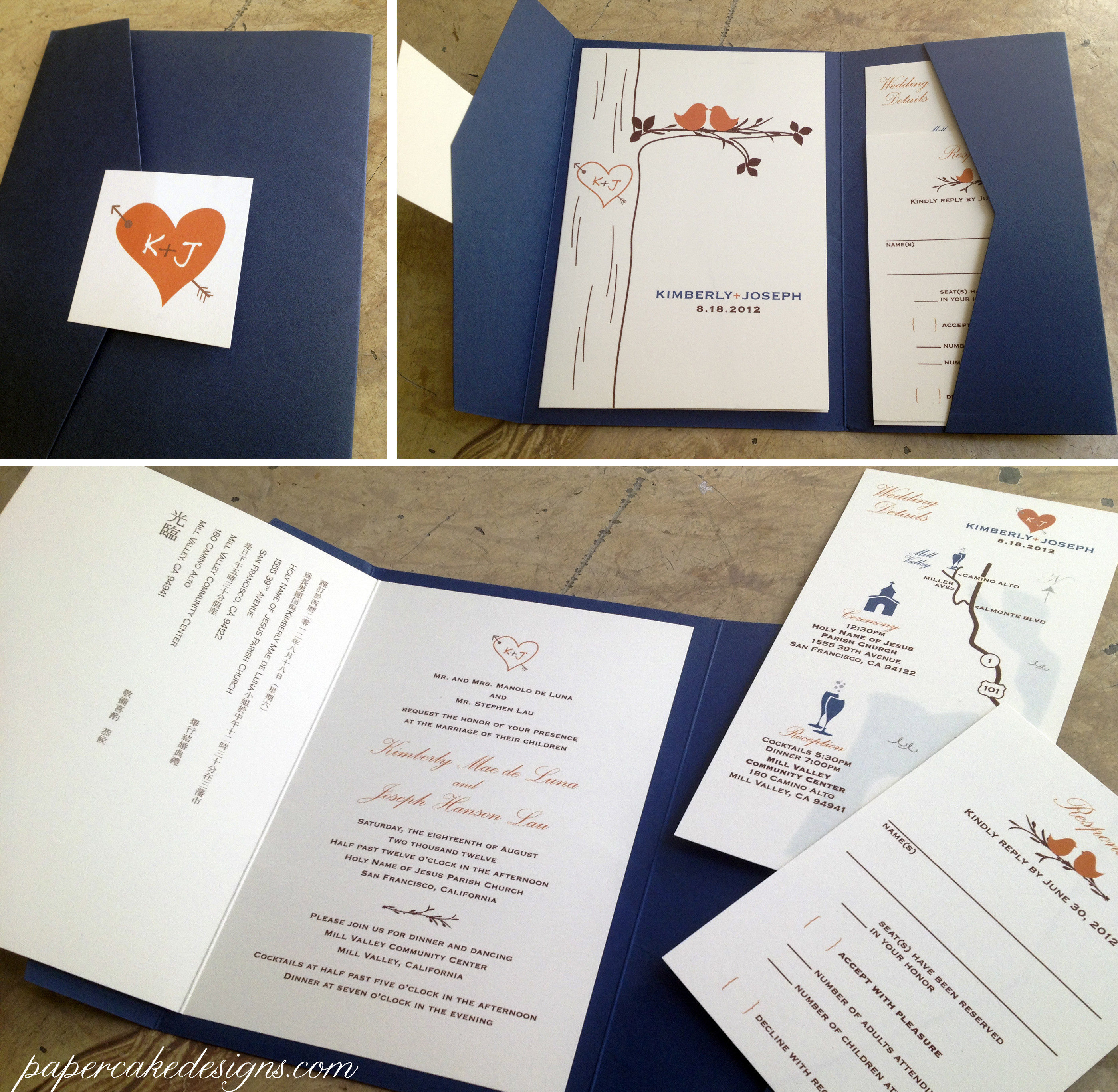 Best ideas about DIY Wedding Invites
. Save or Pin [DIY print & assemble] wedding invitations – papercake designs Now.