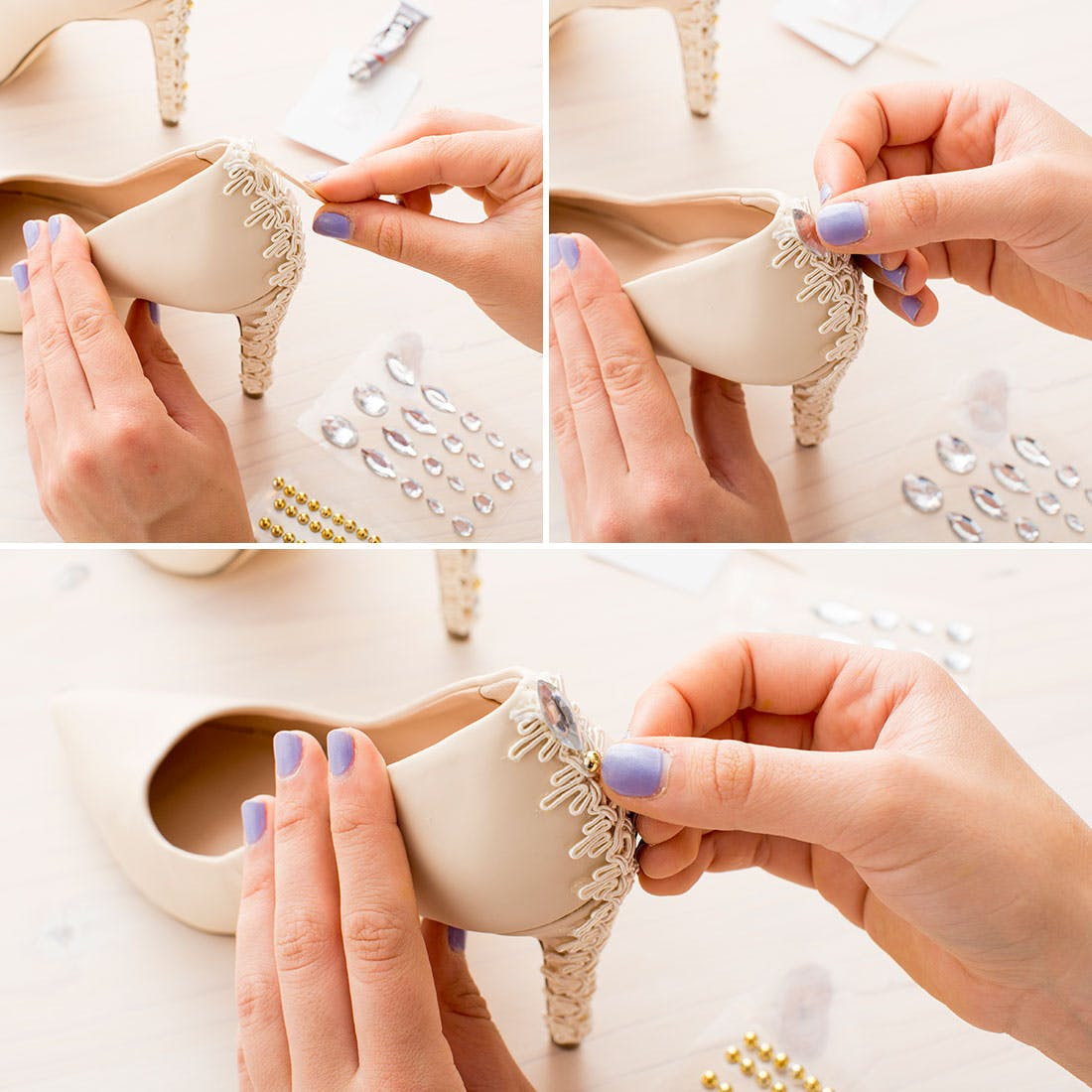DIY Wedding Shoe
 2 Quick Easy DIY Ways to Customize Your Wedding Day