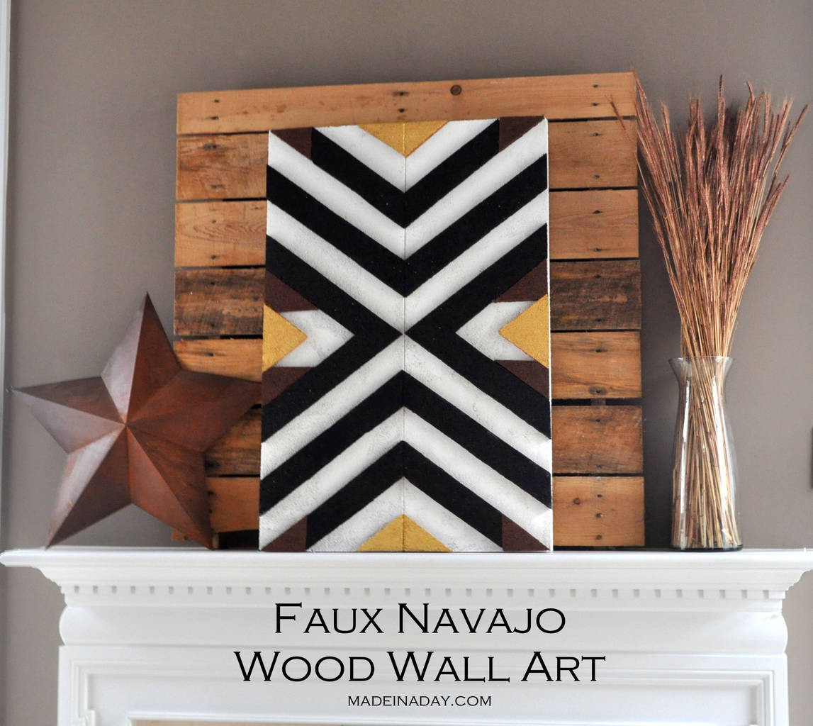 Best ideas about DIY Wood Art
. Save or Pin DIY Navajo Patterned Wall Art Now.