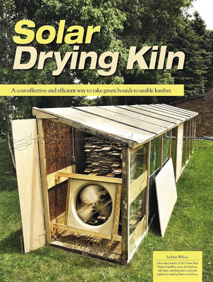 DIY Wood Drying Kiln
 41 best images about Solar kilns & drying lumber on
