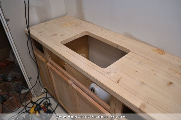 DIY Wood Kitchen Countertops
 DIY Butcher Block Countertop Made For Under $30