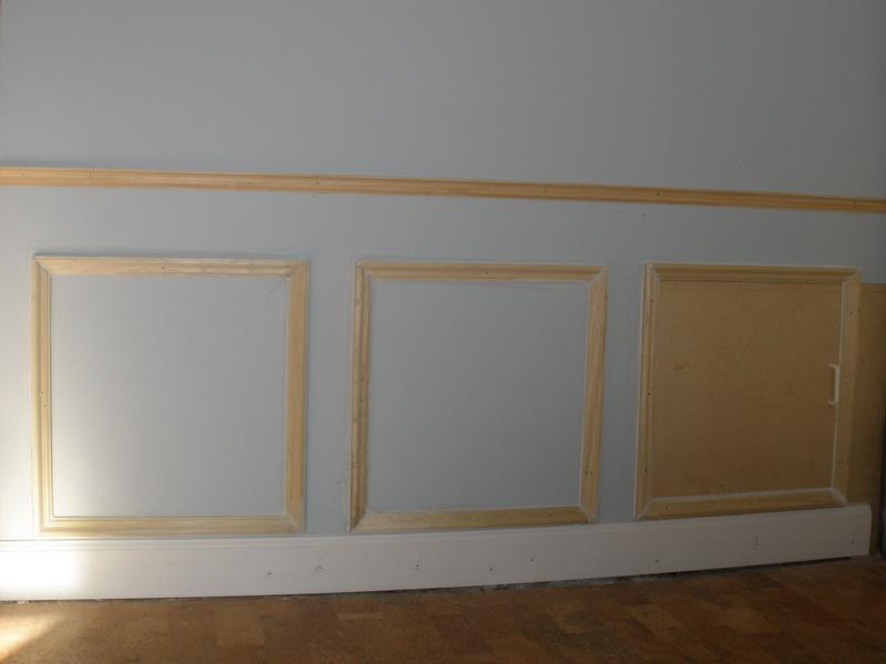 DIY Wood Paneling Wall
 Painting DIY Wood Panel Wall Add Stucco DIY Wood Panel