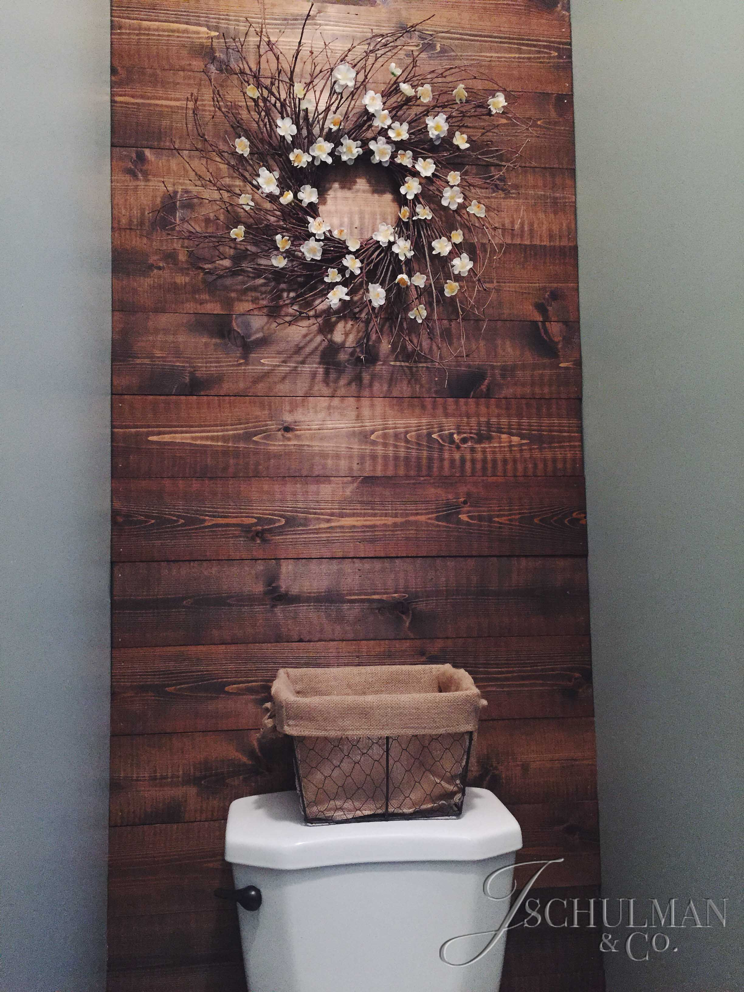DIY Wood Paneling Wall
 DIY Wood Panel Bathroom Accent Wall – J Schulman & Co