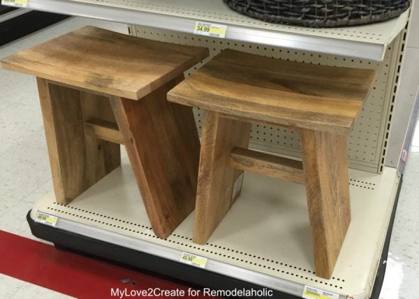 DIY Wood Stools
 Remodelaholic