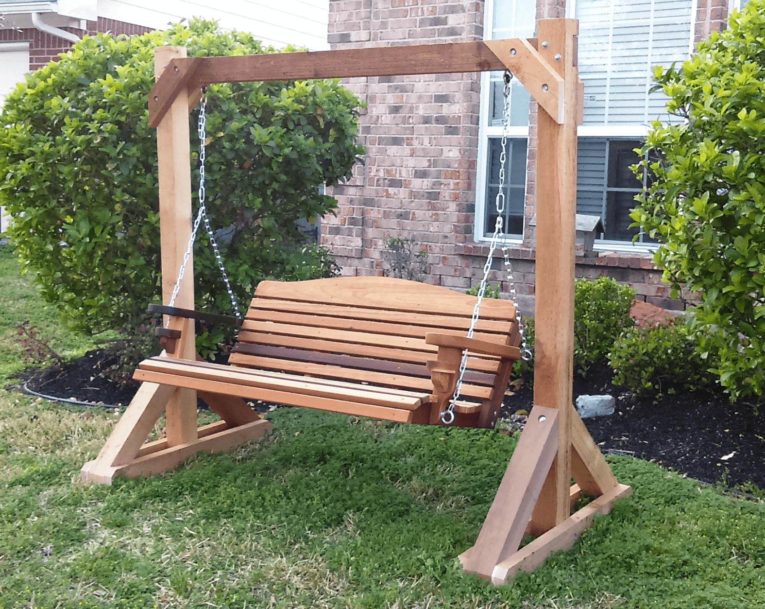DIY Wood Swing
 Simple Tips to Build DIY Wood Porch Swing Frame Plans