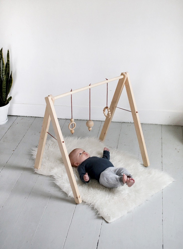 DIY Wood Toy
 DIY Wooden Baby Gym The Merrythought