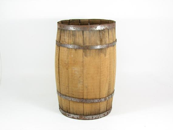 DIY Wooden Barrel
 Vintage Wooden Barrel Wood Nail Keg DIY Table by