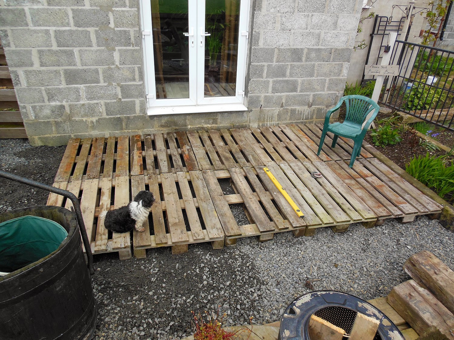 DIY Wooden Decks
 The Tenacious Gardener DIY pallet wood decking