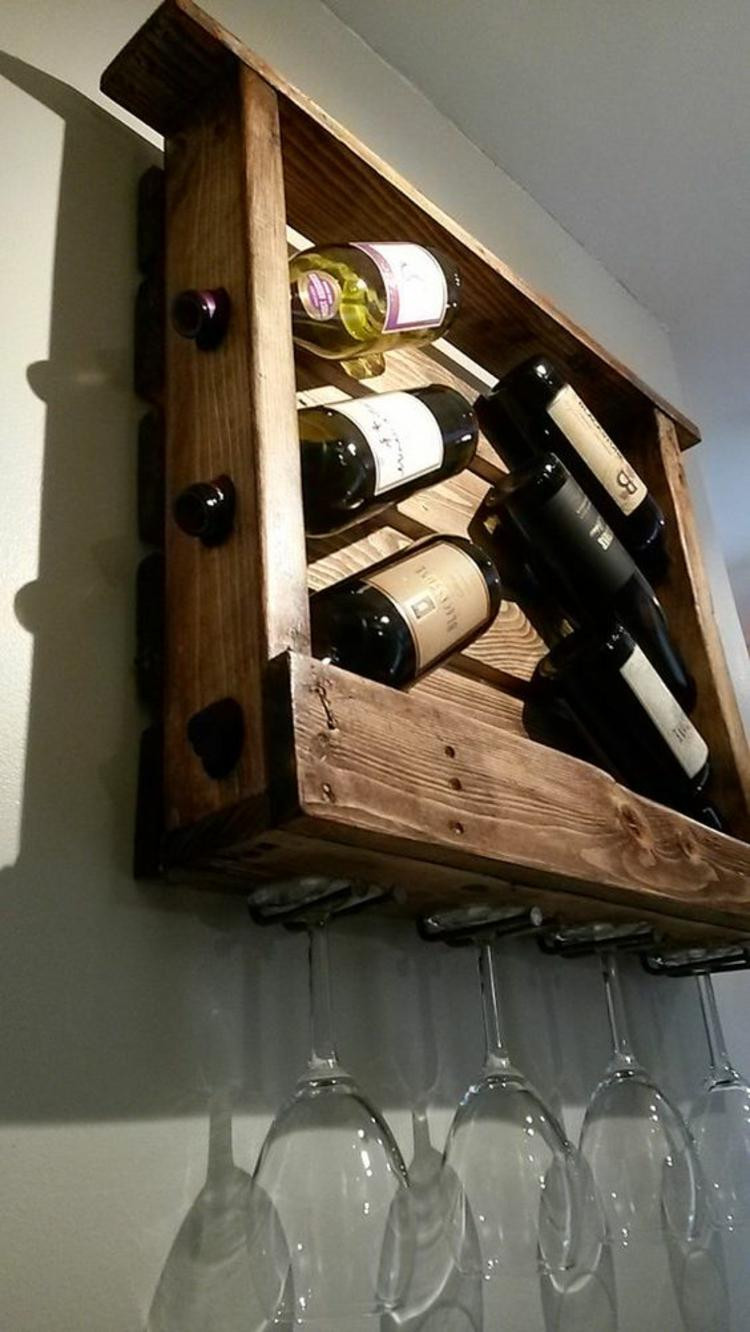 DIY Wooden Wine Racks
 Modern And Super practical 50 DIY Ideas – Build A Wine