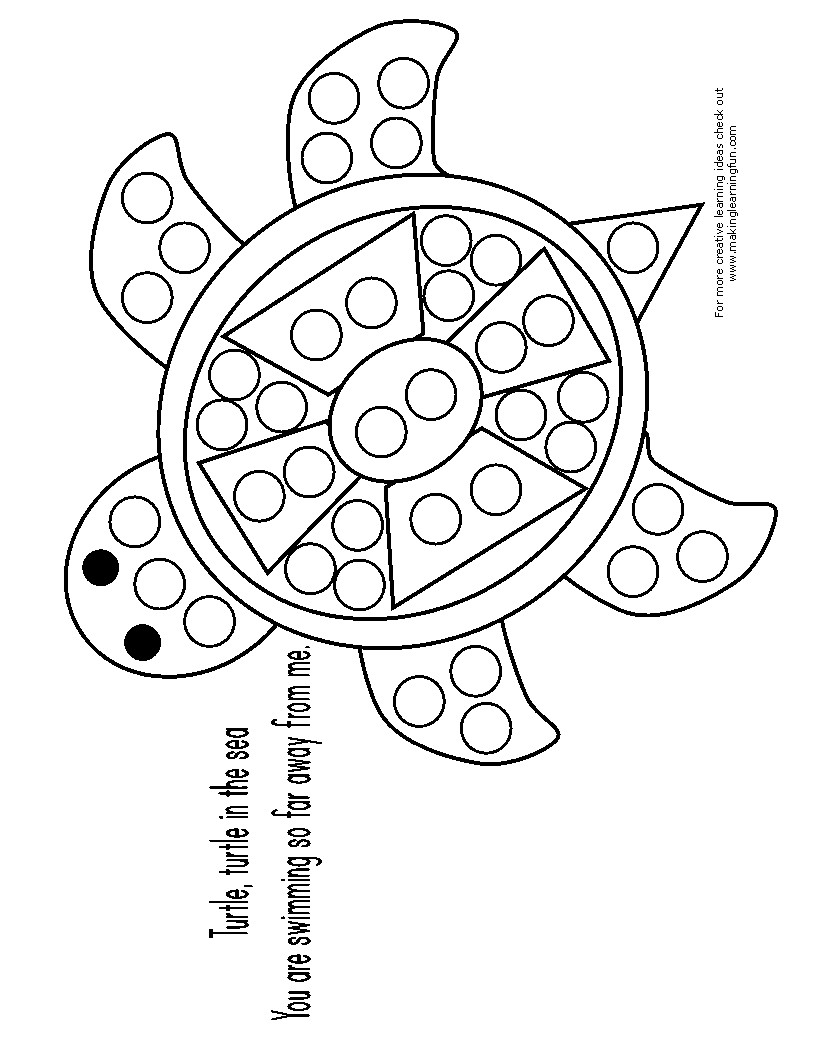 Do A Dot Coloring Pages
 Fun Learning Printables for Kids