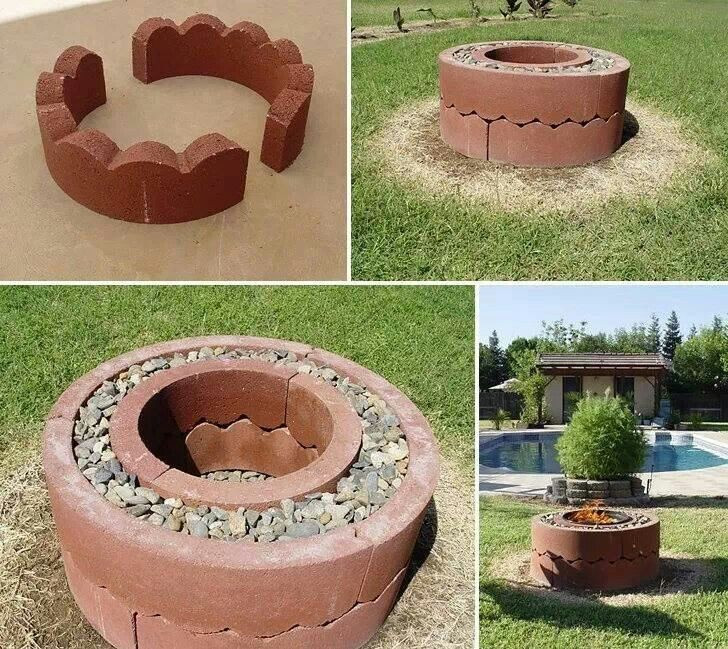 Best ideas about Do It Yourself Backyard Fire Pit
. Save or Pin DIY Firepit with cement edging Now.