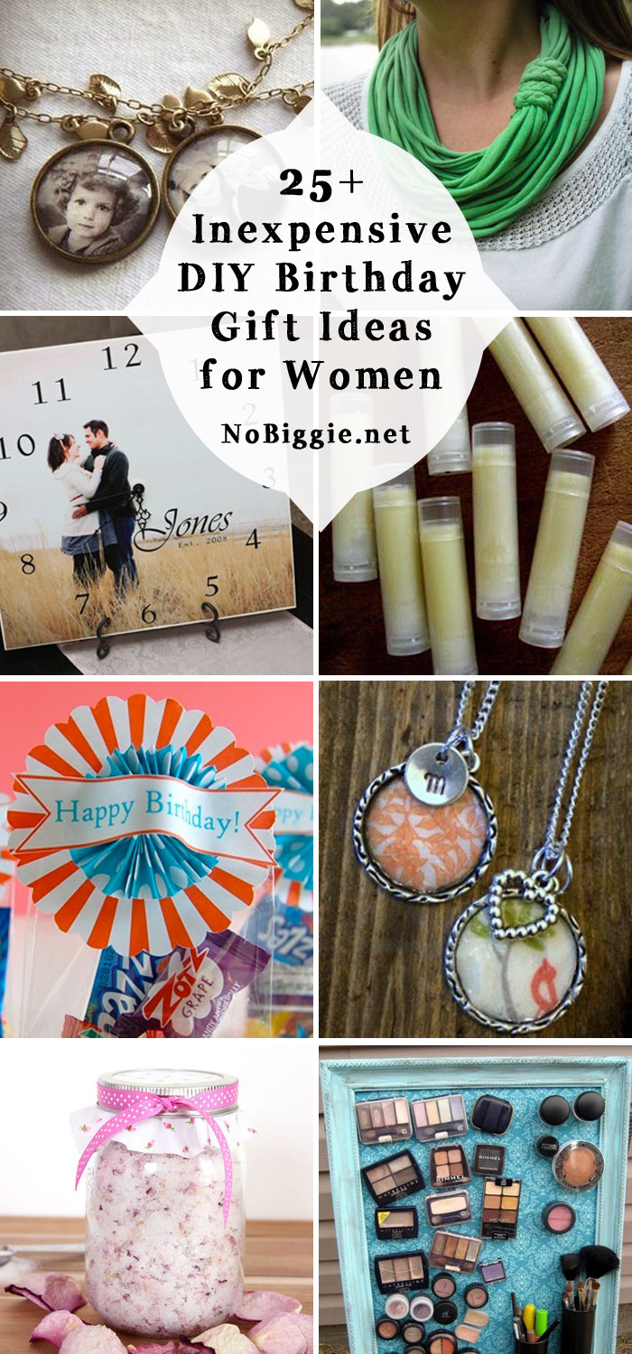 Do It Yourself Birthday Gifts For Her
 25 Inexpensive DIY Birthday Gift Ideas for Women