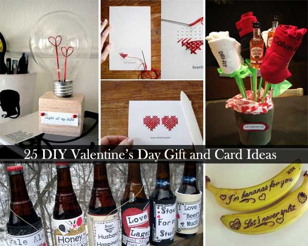 Do It Yourself Valentine Gift Ideas
 25 Easy DIY Valentines Day Gift and Card Ideas Amazing