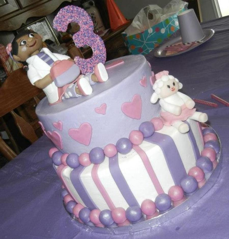 Doc Mcstuffins Birthday Cake
 Doc Mcstuffins Birthday Cake CakeCentral