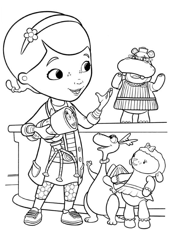 Doc Mcstuffins Coloring Sheet
 Doc Mcstuffins Coloring Pages to and print for free