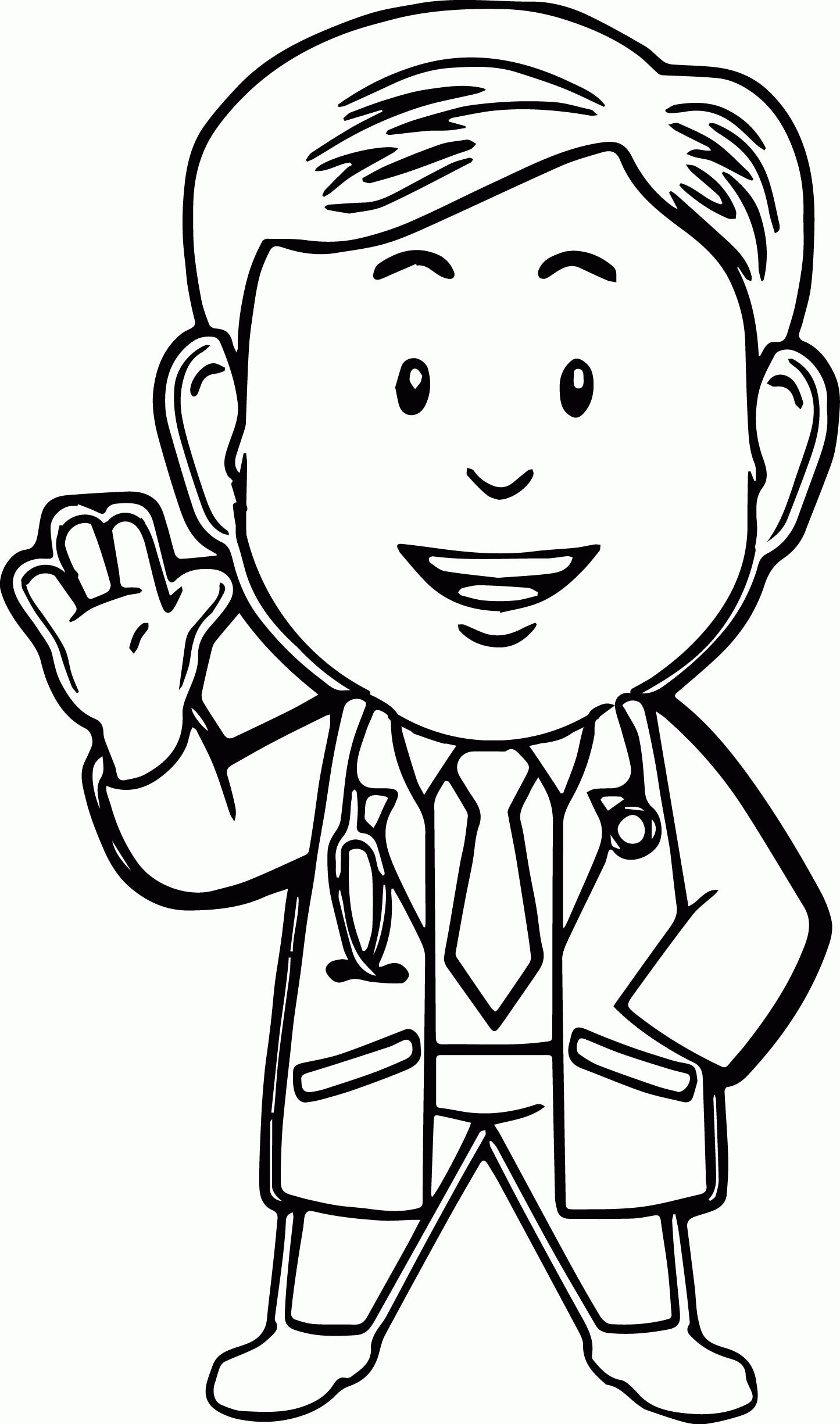 Doctor Coloring Pages
 Woman Doctor Coloring Pages Coloring Home