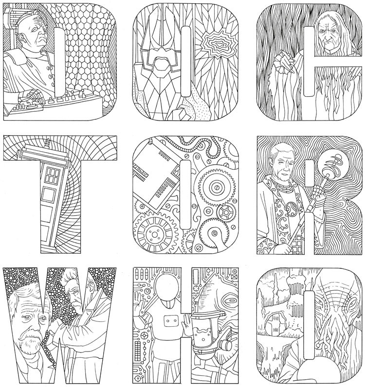 Doctor Who Coloring Pages
 Doctor Who The Colouring Book – Merchandise Guide The