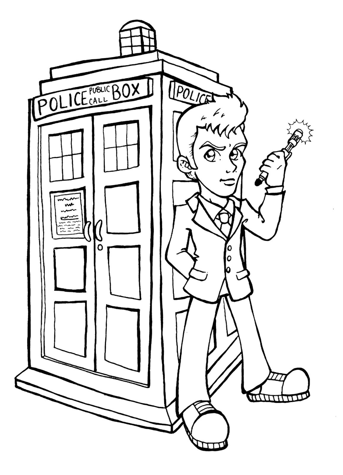 Doctor Who Coloring Pages
 MayzyArt Freebies Doo Weeeeeee Doo