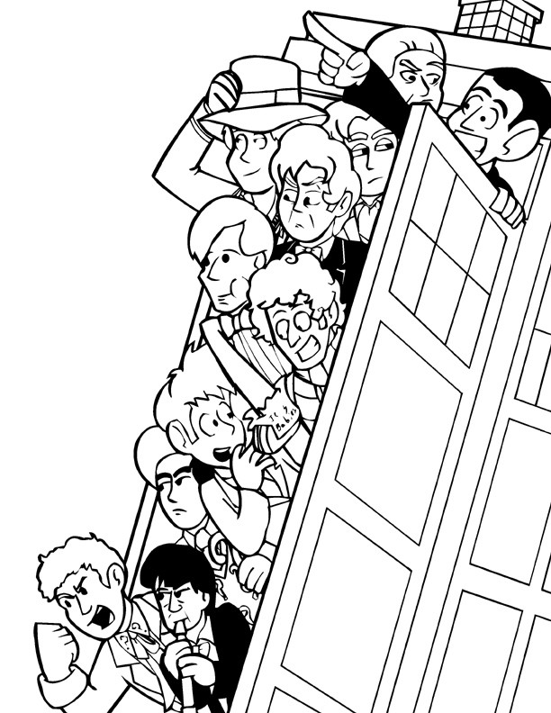 Doctor Who Coloring Pages
 Tardis Coloring Page AZ Coloring Pages