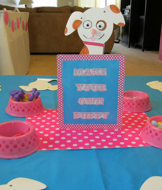 Dog Birthday Party Supplies
 Puppy Themed Birthday Party Pink Girl Bash