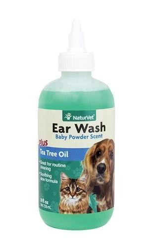 Dog Ear Wash DIY
 NaturVet Dog & Cat Ear Wash w Tea Tree Oil 8 oz