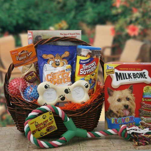 Dog Gift Basket Ideas
 Doggy Item Gift Basket Gift ideas Pinterest
