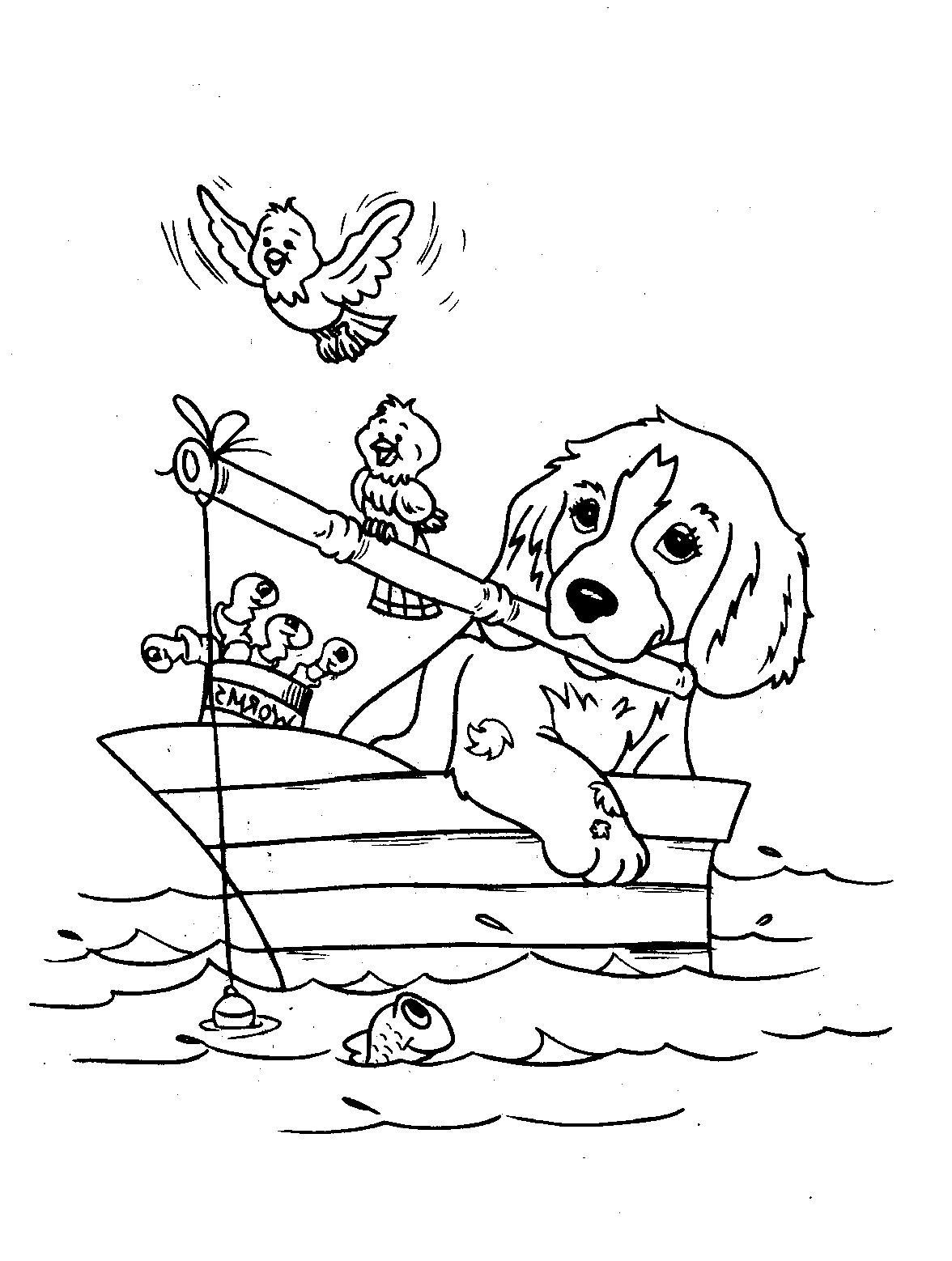 Doggie Coloring Pages
 Free Printable Dog Coloring Pages For Kids