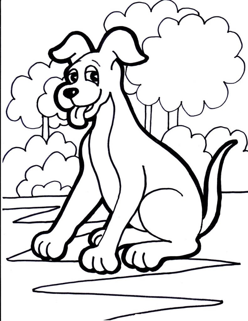 Doggie Coloring Pages
 Free Printable Dog Coloring Pages For Kids