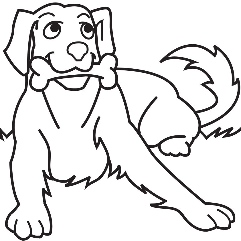 Doggie Coloring Pages
 Free Printable Dog Coloring Pages For Kids