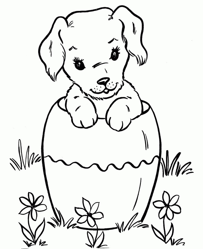 Dogs Coloring Book Pages
 Free Printable Dog Coloring Pages For Kids