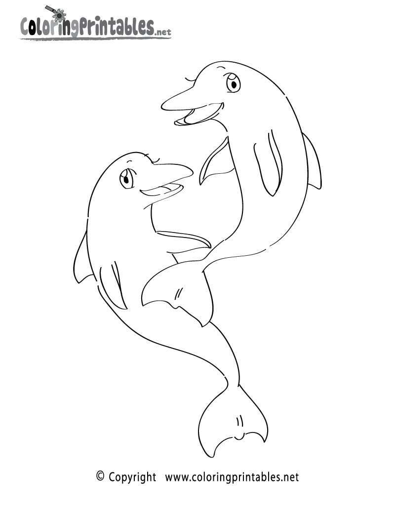 Dolphin Printable Coloring Sheets
 45 Best Dolphins Coloring Pages to Print Gianfreda