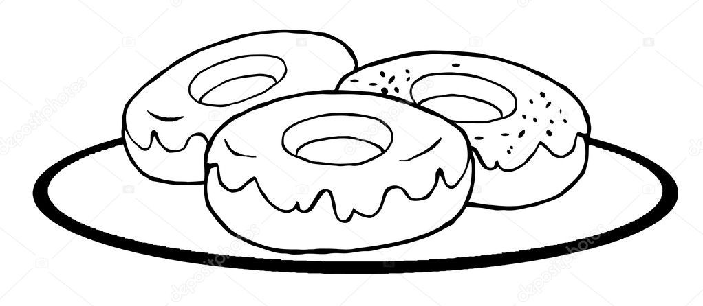 Donuts Coloring Pages
 Donut Coloring Pages To Print Coloring Pages