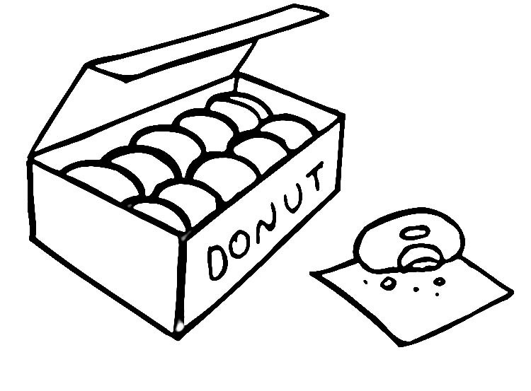 Donuts Coloring Pages
 Donut coloring page Imagui