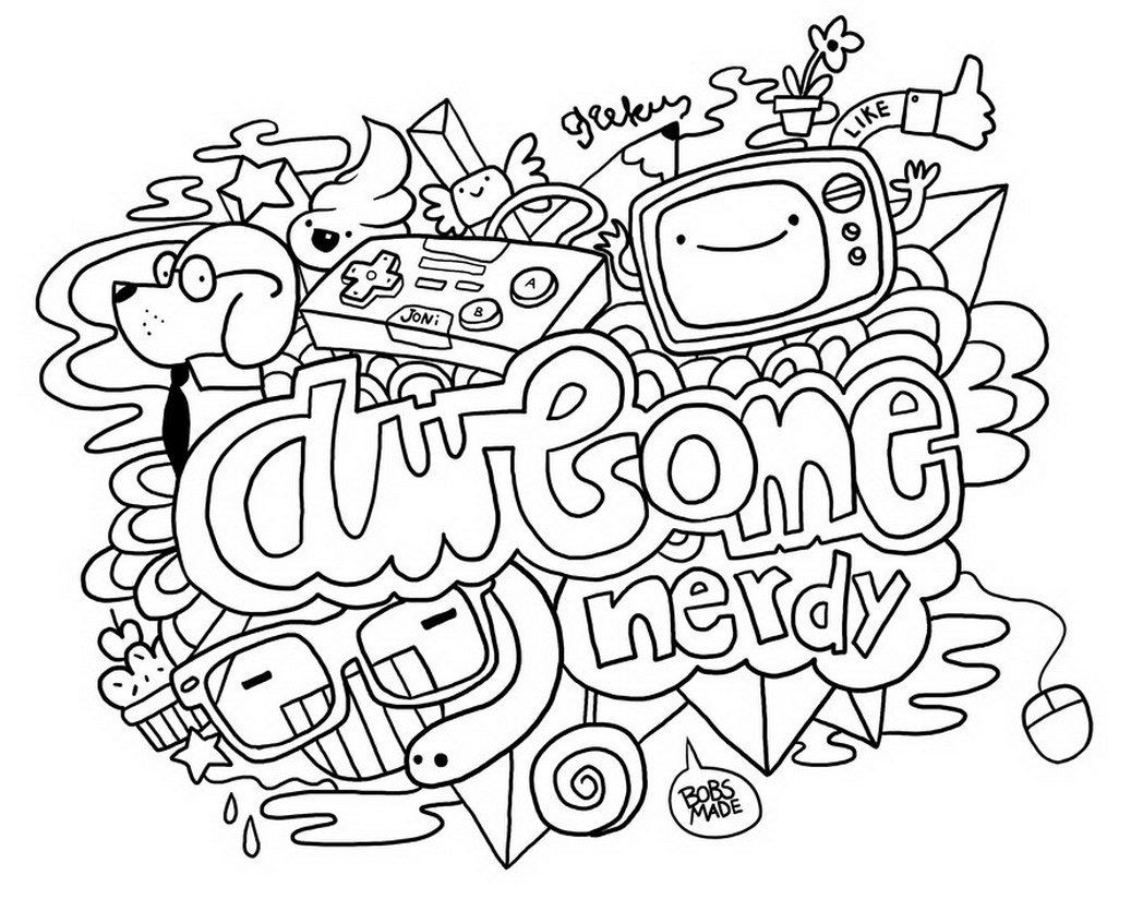 Doodle Art Coloring Pages
 Free Doodle Art Coloring Pages Coloring Home