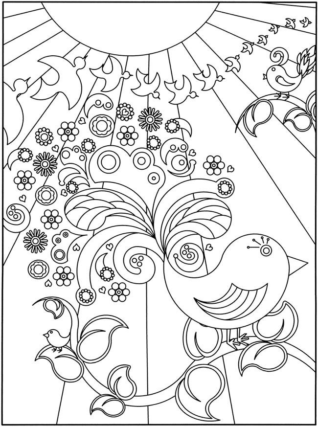 Dover Coloring Book
 3 D Coloring Book Flower Power Dover Publications