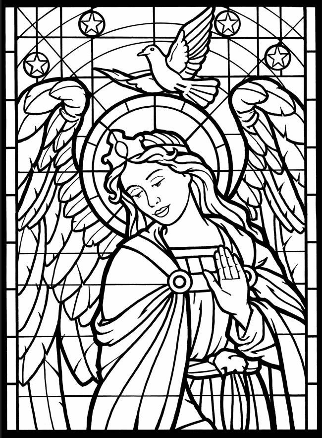 Dover Publishing Coloring Books
 Dover Stained Glass Coloring Pages