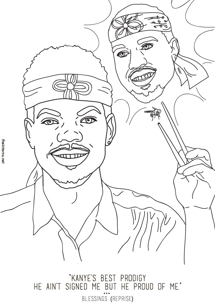 Download Coloring Book Chance The Rapper
 Victorious Cast Coloring Pages Coloring Home