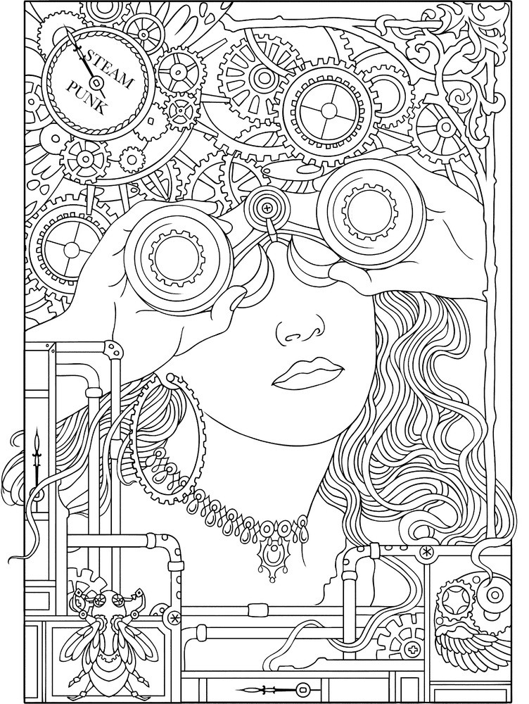 Downloadable Adult Coloring Books
 Coloring Book Pages for Adults Art and Abstract