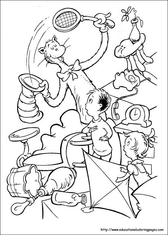 Dr.Seuss Coloring Book
 Coloring Pages For Kids Dr Seuss coloring pages