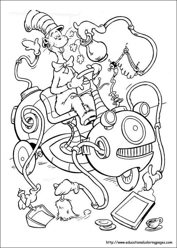 Dr.Seuss Coloring Book
 Coloring Pages For Kids Dr Seuss coloring pages